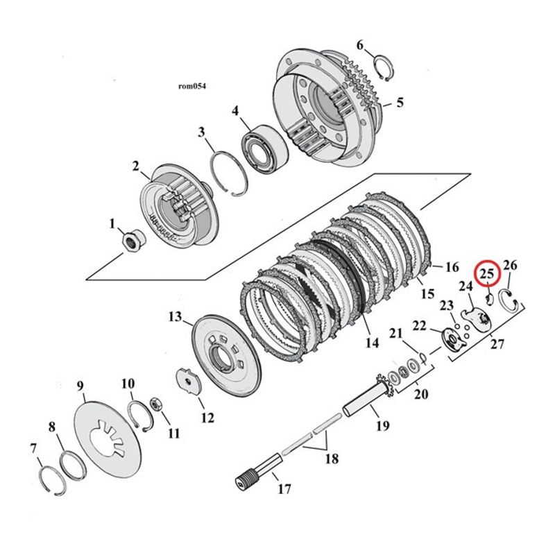 Koppling MCS Big Twin 87-17