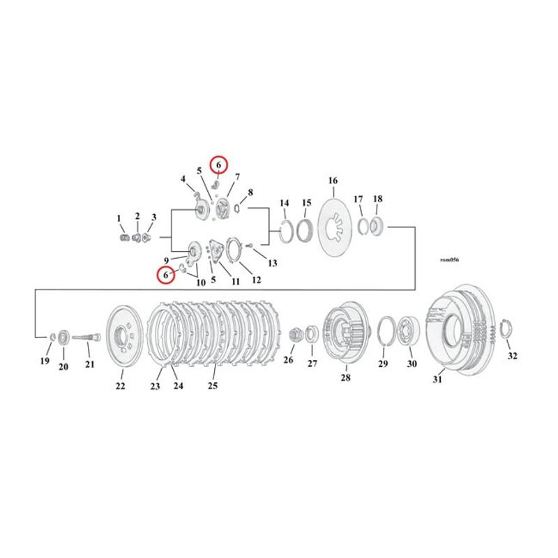Koppling MCS Big Twin 87-17