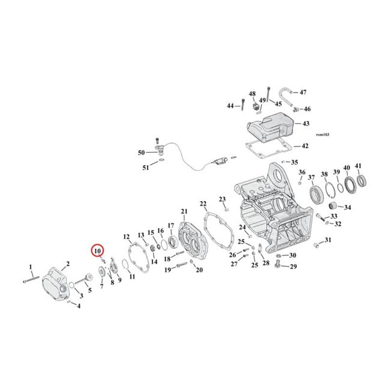 Koppling MCS Big Twin 87-17