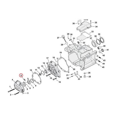 Koppling MCS Big Twin 87-17