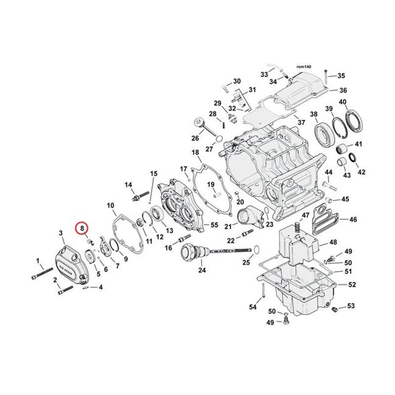 Koppling MCS Big Twin 87-17
