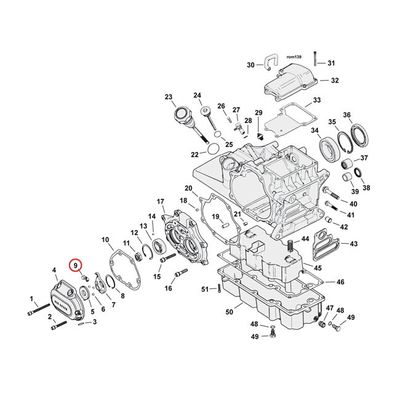 Koppling MCS Big Twin 87-17