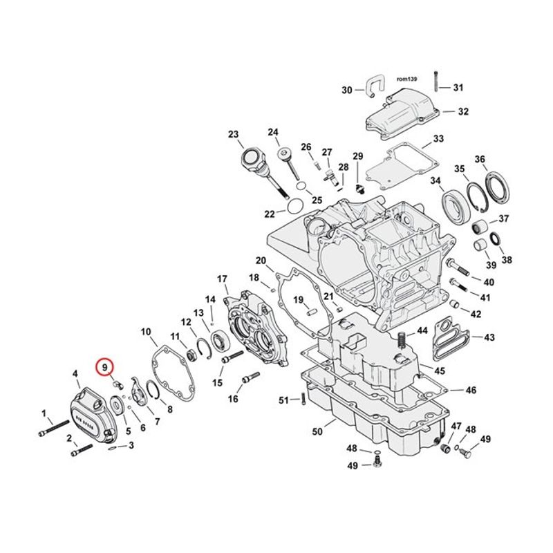 Koppling MCS Big Twin 87-17