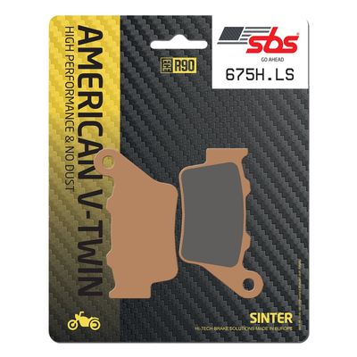 Bromsbelägg bak SBS 675H.LS Excel Sinter