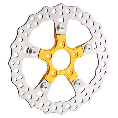 Adapter bromsskiva Arlen Ness guld anodiserad