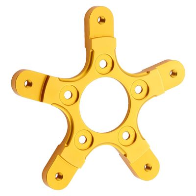 Adapter bromsskiva Arlen Ness guld anodiserad