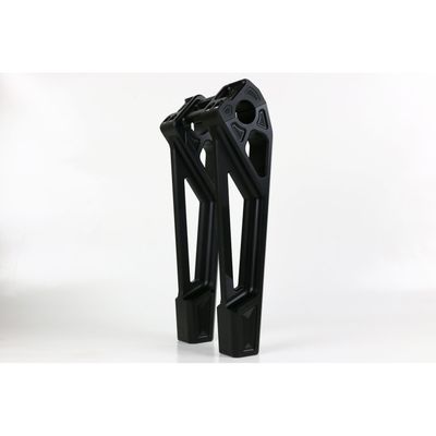 Risers Kodlin Fastback 10" svart rostfri