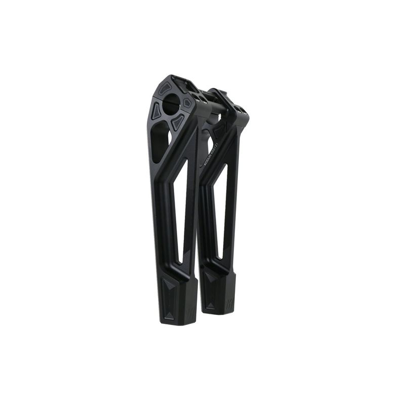 Risers Kodlin Fastback 10" svart rostfri