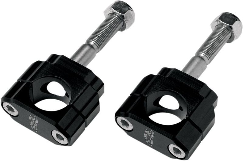 Styrklammer Renthal Rubber-Mounted Barmount Honda 00-upp, Kawasaki 03-upp, Yamaha 14-upp