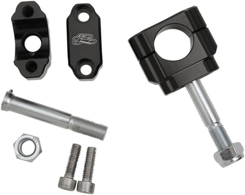 Styrklammer Renthal Rubber-Mounted Barmount Honda 00-upp, Yamaha 14-upp, Kawasaki 03-upp