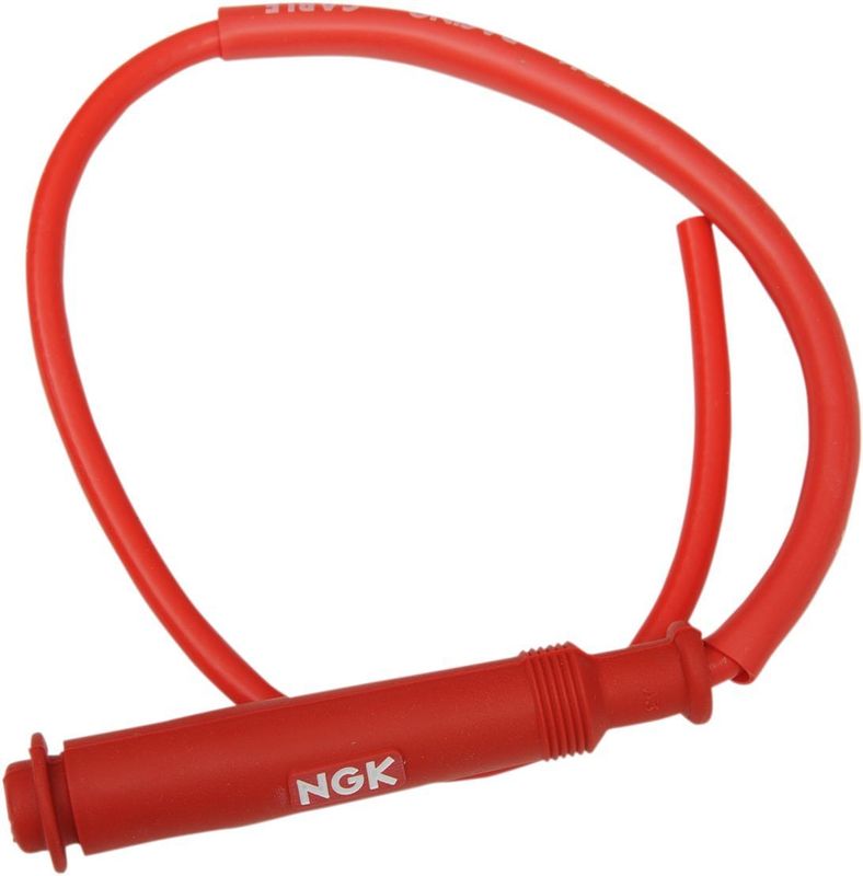 Kabel tändstift NGK röd rak