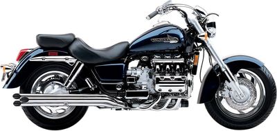 Avgassystem Cobra Slashcut 6 krom Honda 97-03