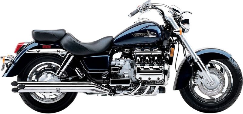 Avgassystem Cobra Slashcut 6 krom Honda 97-03