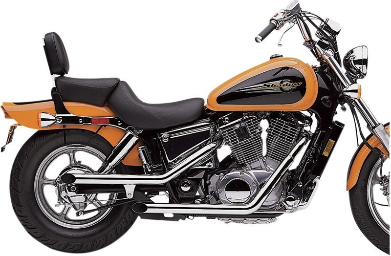 Avgassystem avgasrör Cobra krom Honda Shadow Spirit 97-07