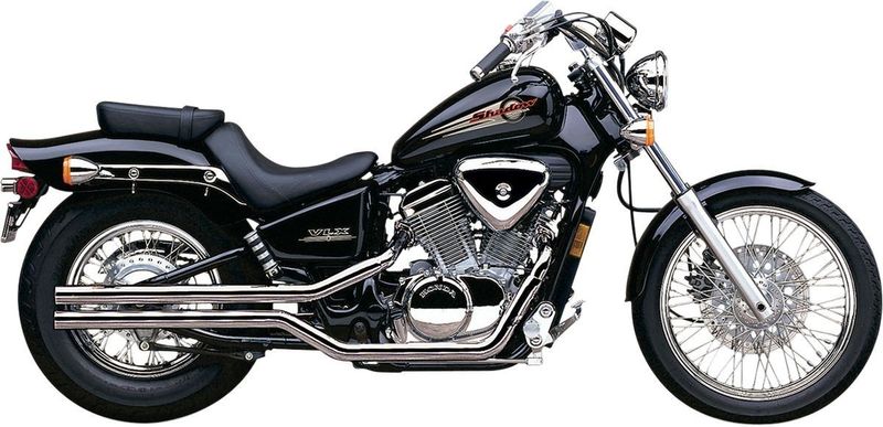 Avgassystem Cobra Fatty Fatties rak krom Honda Shadow / Shadow Deluxe 88-07