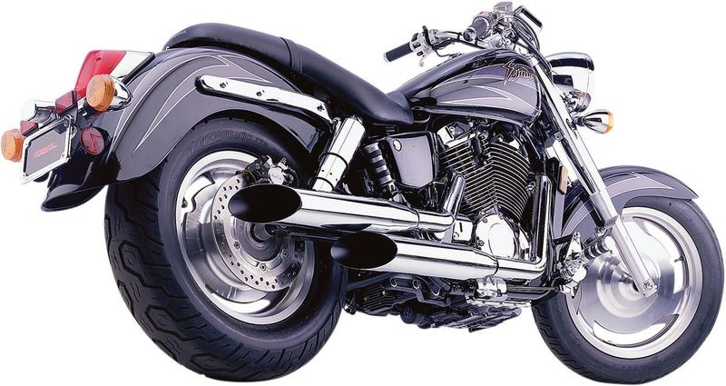 Avgassystem Cobra dubbel krom Honda Shadow Ace / Shadow Sabre 00-07