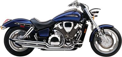 Avgassystem Cobra Slashcut krom Honda VTX 1800 C / VTX 1800 F 02-08