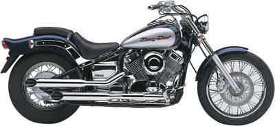 Slip-on ljuddämpare Cobra Slashcut krom Yamaha 97-05