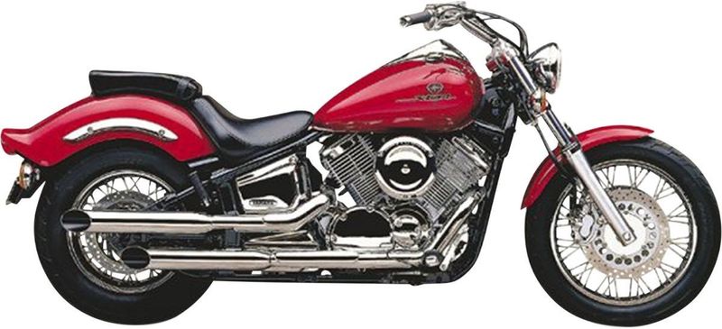 Slip-on ljuddämpare Cobra Vstar krom Yamaha 99-05