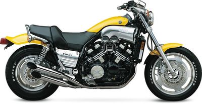 Slip-on ljuddämpare Cobra krom Yamaha Vmax 85-07