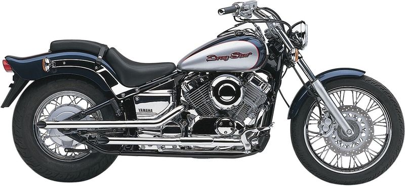 Avgassystem avgasrör Cobra krom Yamaha 97-15