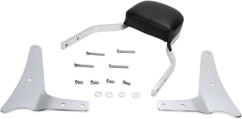 Sissybar Cobra Mini Square med dyna krom VN1600A 03-upp
