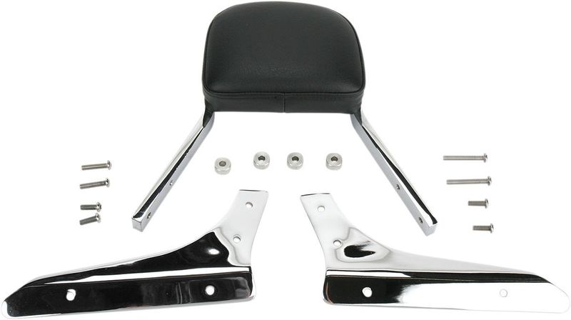 Sissybar Cobra fyrkantig krom Kawasaki 02-08, Suzuki 04