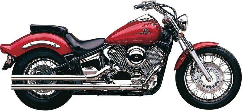 Avgassystem Cobra Lo-Boy krom Yamaha 99-09