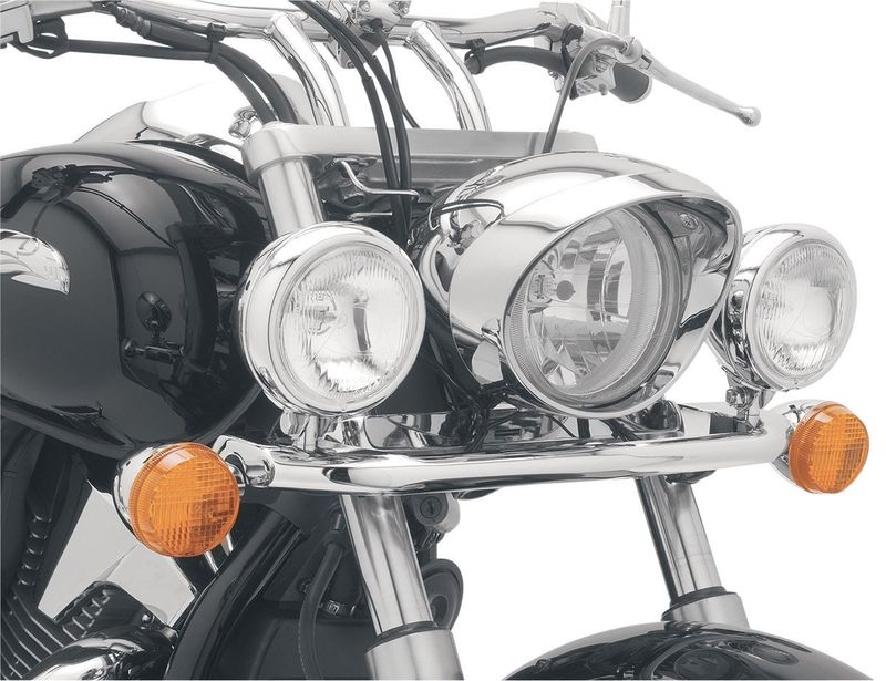 Extraljus Cobra ljusramp stål krom VTX1300/1800
