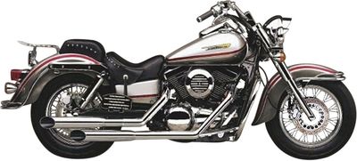 Avgassystem Cobra dubbel krom Kawasaki 96-08