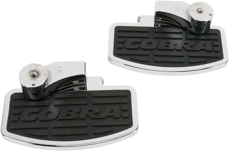 Fotplatta Cobra krom passagerare Honda 97-03