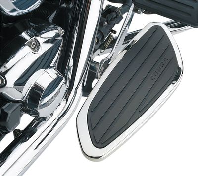 Fotplatta Cobra Swept krom Honda 03-09