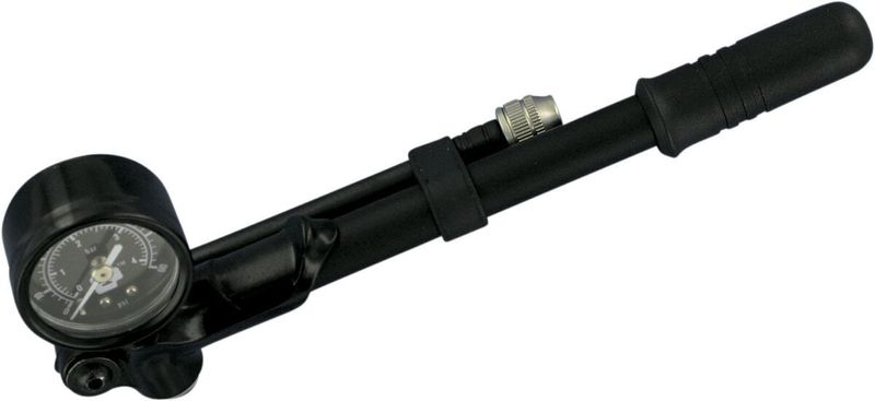 Luftpump stötdämpare Progressive Suspension med mätare 60 psi/4.1 bar universal