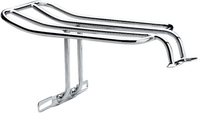 Pakethållare skärm Drag Specialties krom FXR 84-94