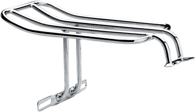 Pakethållare skärm Drag Specialties krom FXR 84-94