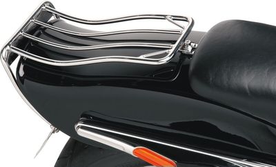 Pakethållare skärm Drag Specialties Bobtail krom Softail 00-05