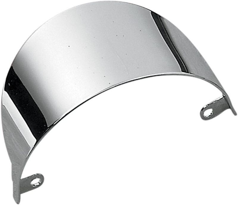 Lampskärm Drag Specialties Visors Front 86-19 krom H-D 80-20
