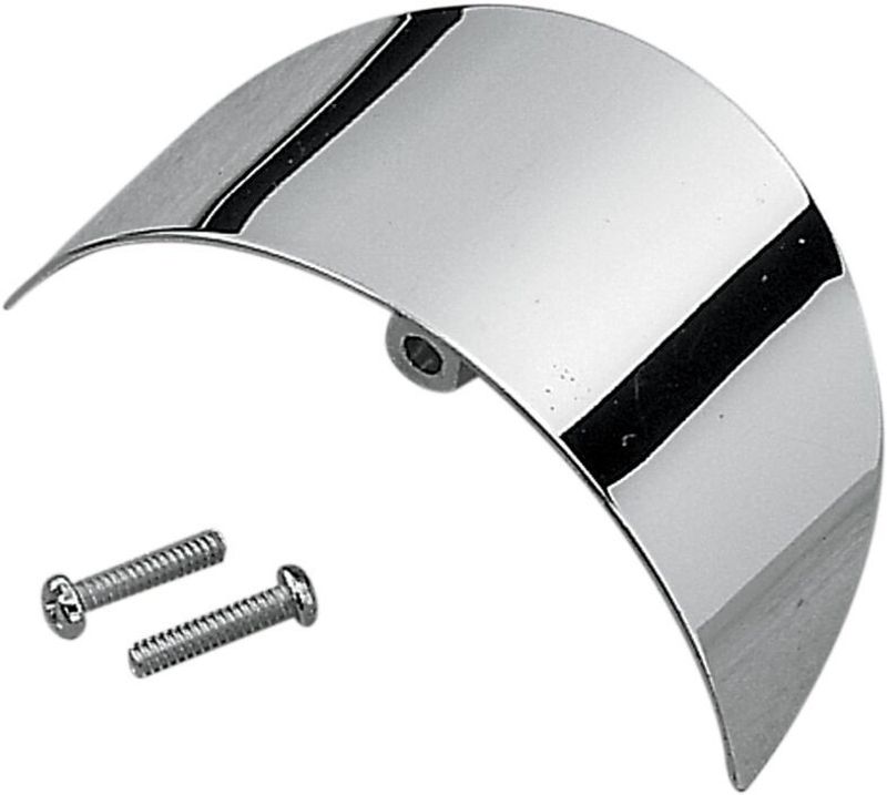 Lampskärm Drag Specialties Visors Front/rear 88-19 krom H-D 80-20