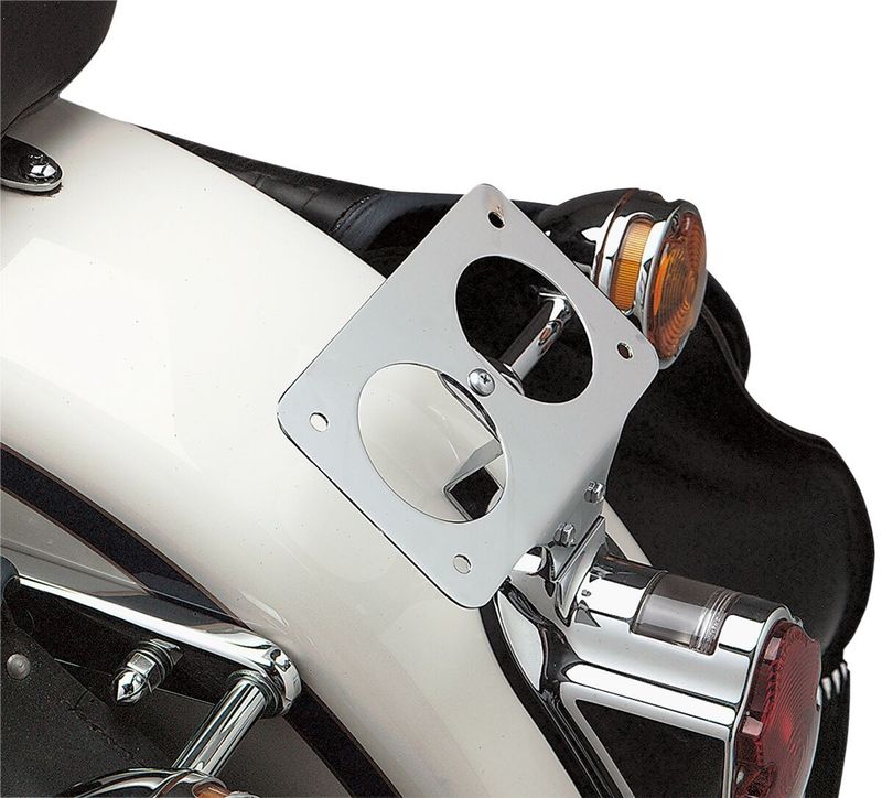 Fäste nummerplåt Drag Specialties Laydown stål Softail 97-07