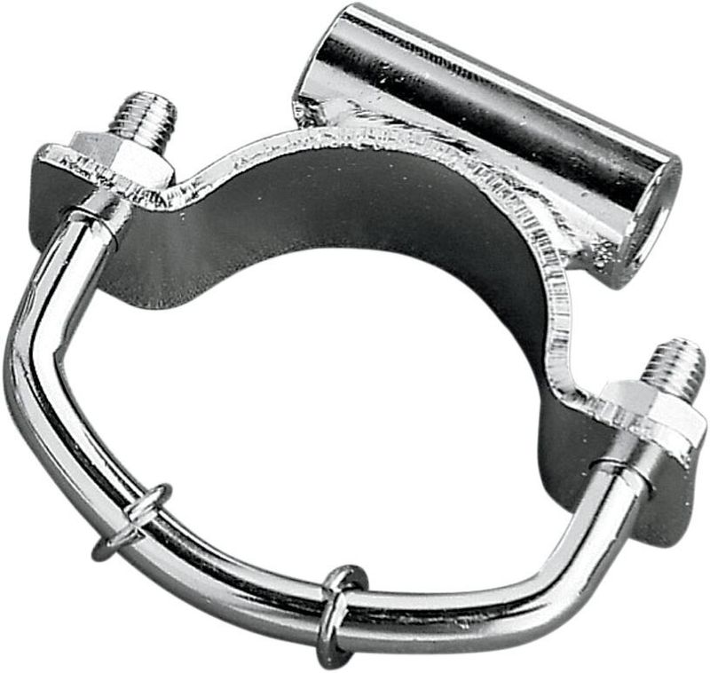 Fäste sadel Drag Specialties Universal U-bracket krom