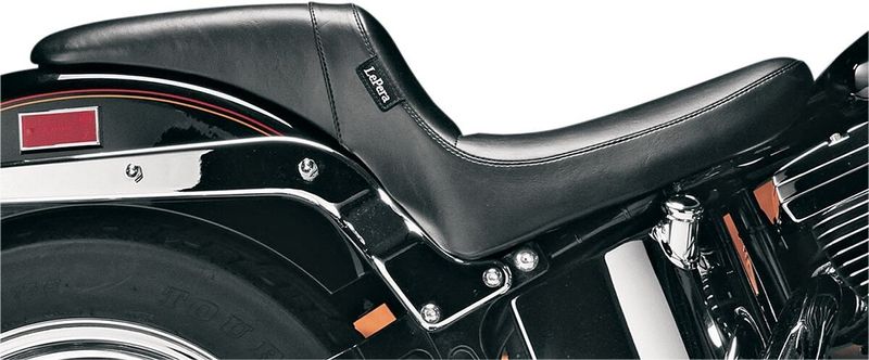Sadel Le Pera Daytona slät svart Softail 85-99