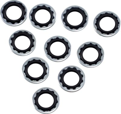 Brickor Drag Specialties Sealing 3/8/10MM 3/8 stål gummi (10-pack)