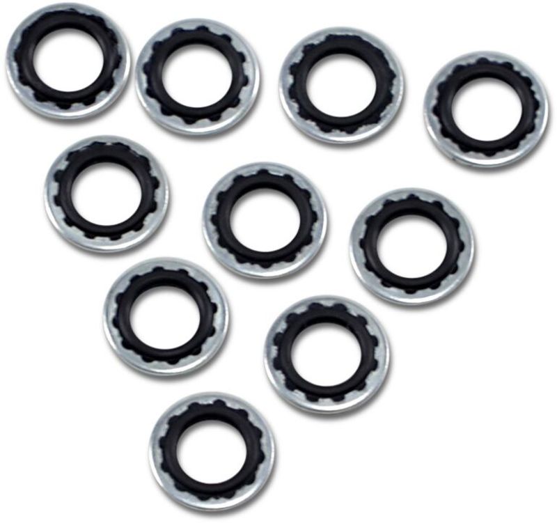 Brickor Drag Specialties Sealing 3/8/10MM 3/8 stål gummi (10-pack)