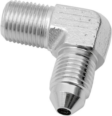 Nippel bromsslang Drag Specialties AN-3X1/8 90 krom stål