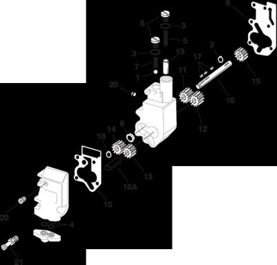 Oljepump lager James Gasket H-D 72-14
