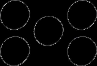 Tätningssats kåpa James Gasket 0-RING H-D 99-06 (5-pack)