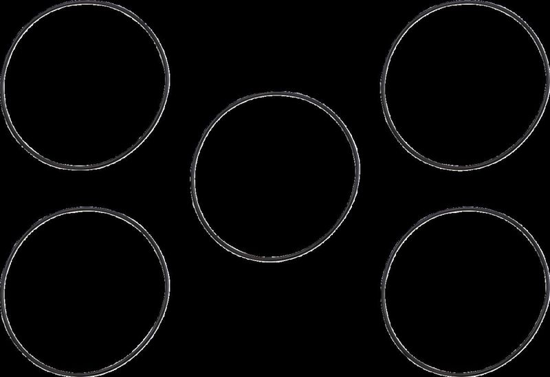 Tätningssats kåpa James Gasket 0-RING H-D 99-06 (5-pack)