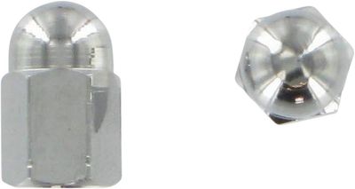 Lock ventil däck Barnett aluminium krom