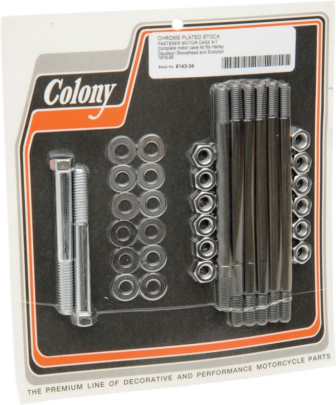 Skruvsats vevhus Colony krom Big Twin 79-95 8143-34