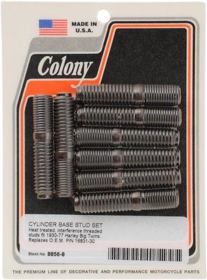 Pinnbultssats cylinderfot Colony Big Twin 30-77